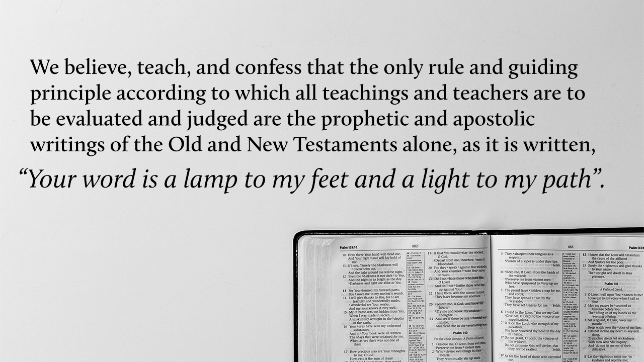 Formula of Concord, Epitome, I